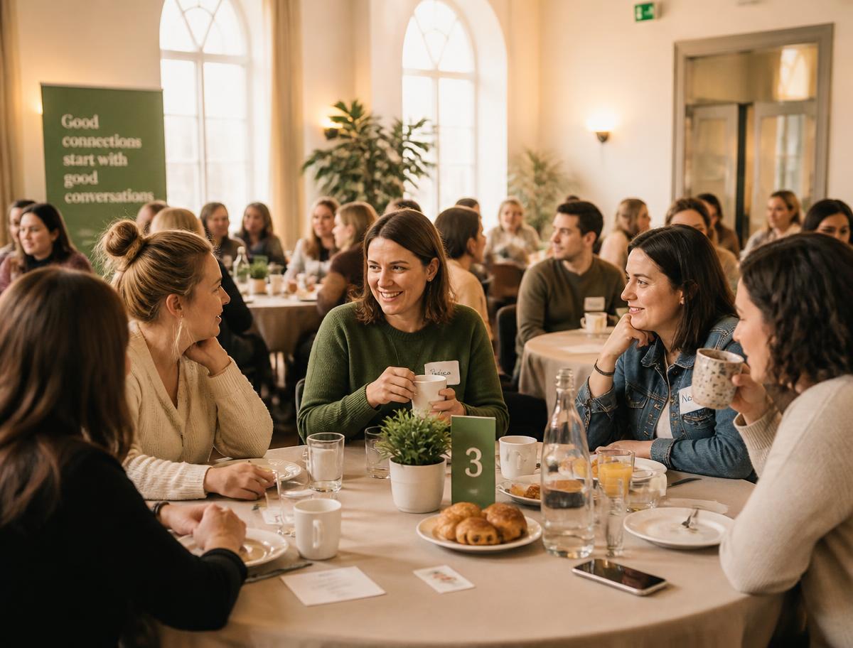 Sponsorlounge på et stadion før kampstart